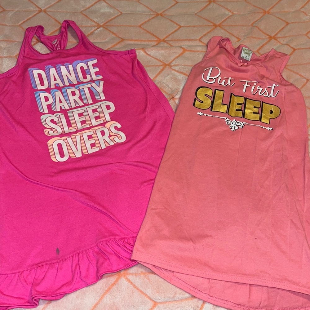 (2) Girls Night Gowns Bundle! Size 14